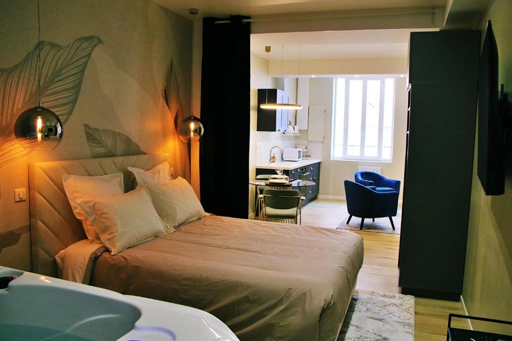Appartement luxueux avec spa privatif