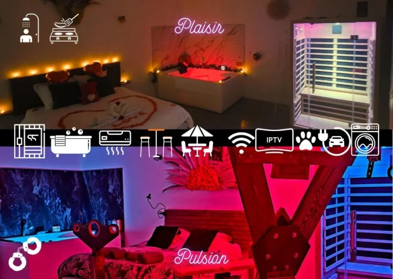 Maisons Plaisir et Pulsion - Spa privé et Sauna