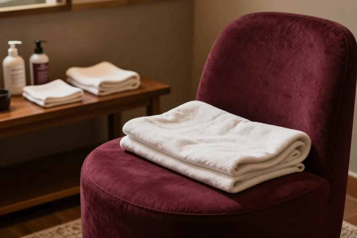 Entretenir un fauteuil tantra avec une housse pliée et des accessoires de nettoyage adaptés