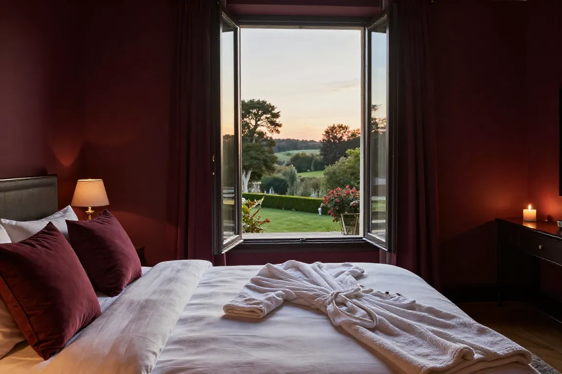 Escapade romantique à 1h de Paris, chambre chaleureuse et paysage verdoyant pour un week-end en amoureux