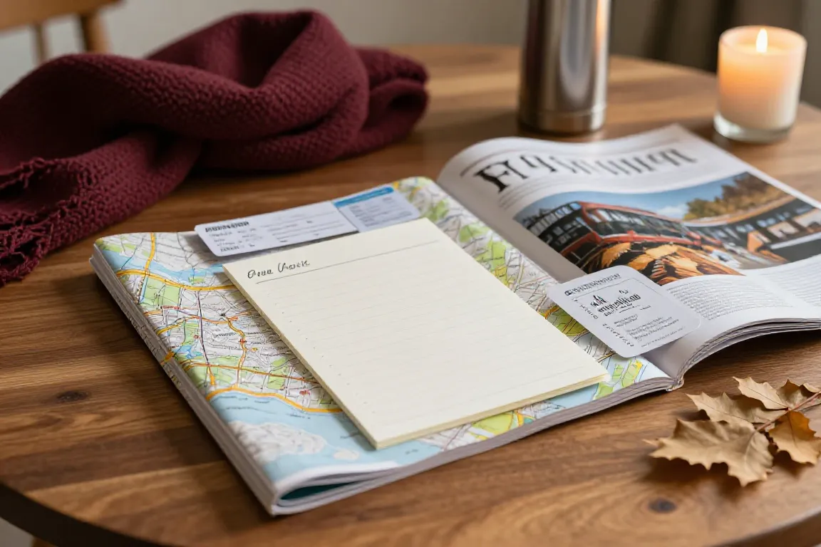 Organisation d’un week-end romantique en automne avec itinéraire, plaid et bougie