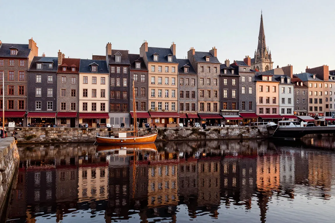 Honfleur et son port pour un week-end en amoureux en Normandie