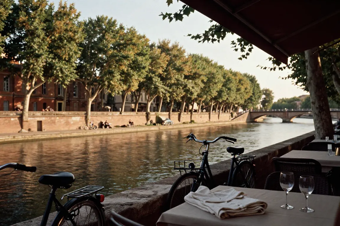 Canal du Midi à Toulouse pour une escapade romantique en Occitanie